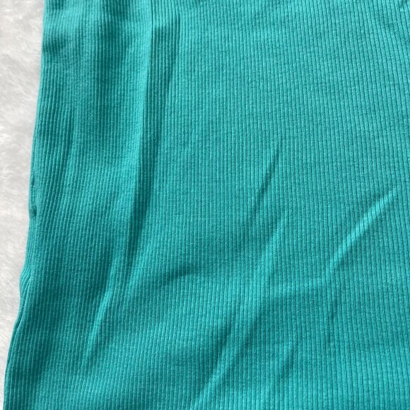 Hanna Andersson Fish Applique Tank Top Girls Size 130cm Turquoise Pima Cotton - Picture 8 of 10